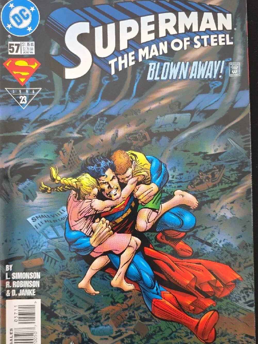 Superman: Man Of Steel Comic Book Set Of 4